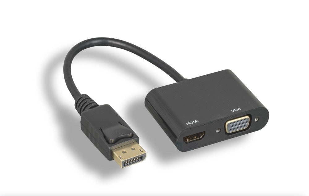 Nippon Labs 30DP-HMVG2-4K DisplayPort 1.2 to HDMI / VGA Adapter Converter, 4K Ready