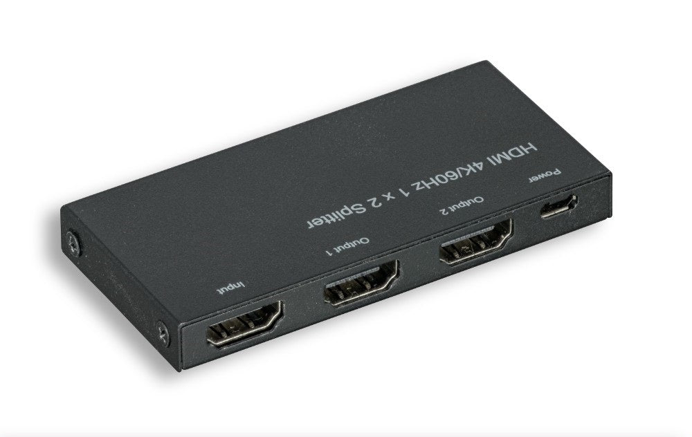 Nippon Labs 30S-10HM-13202-Y HDMI 1 X 2 Splitter 4K@60Hz,Black