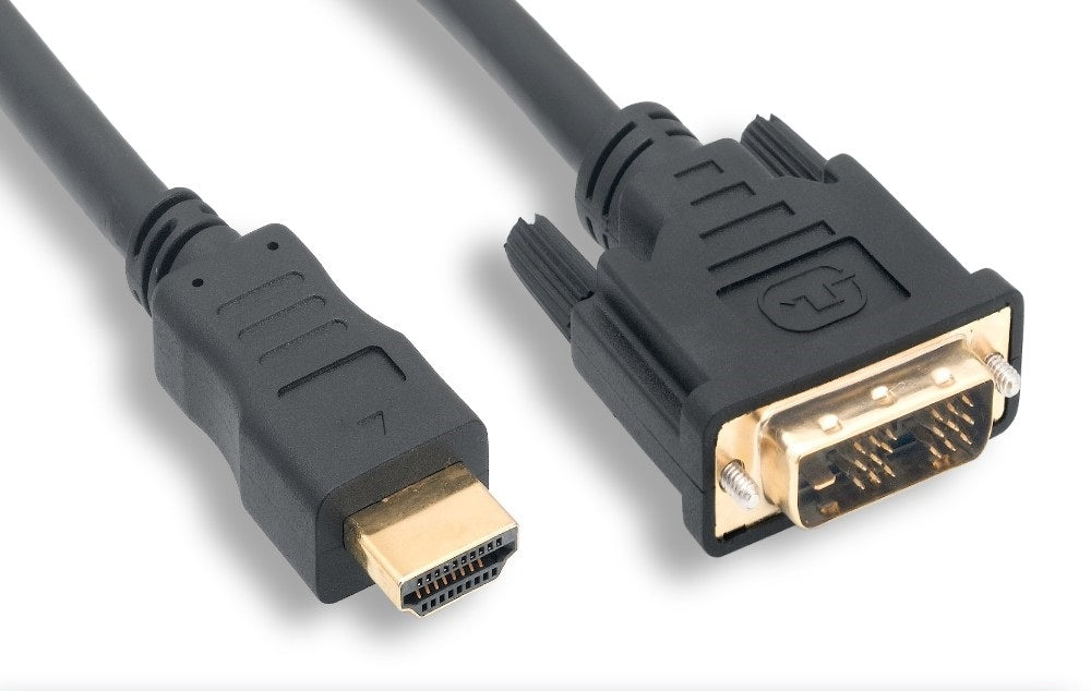 Nippon Labs 3FT. - 15FT. HDMI Male to DVI-D Adapter Cable with Gold-plated Connector, Black
