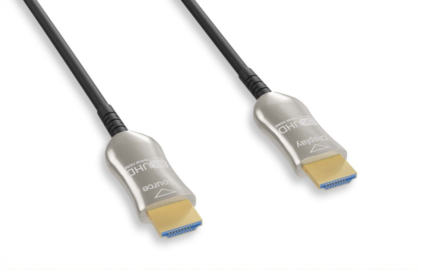 Nippon Labs 25FT. - 150FT. 8K Hybrid Active Optical Fiber Plenum-Rated HDMI Cable,8K@60Hz Bright Gold, 8K CMP AOC Active Optical Cable HDMI 2.1 Bright Gold (With Anti-Static Bag)