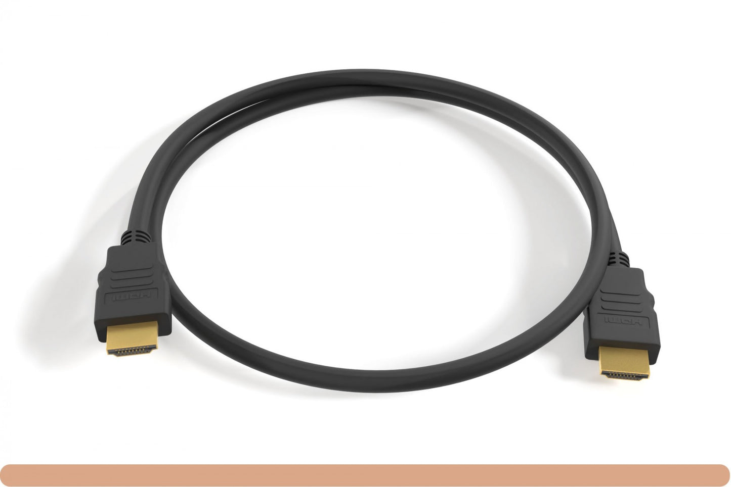 Nippon Labs 28AWG HDMI 2.0 Male to Male High Speed Cable with Ethernet - Black
