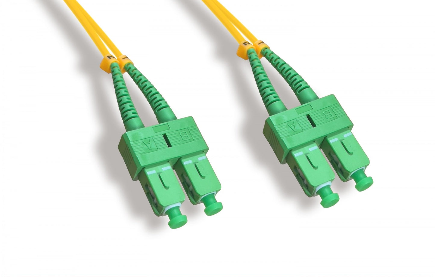 Nippon Labs OS2 Duplex Single-Mode SC/APC to SC/APC 9 /125 Fiber Optic Cable 1m/2m/3m