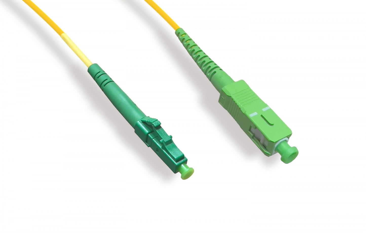 Nippon Labs OS2 Simplex Single-Mode LC/APC to SC/APC 9 /125 Fiber Optic Cable, 1M ~ 10M