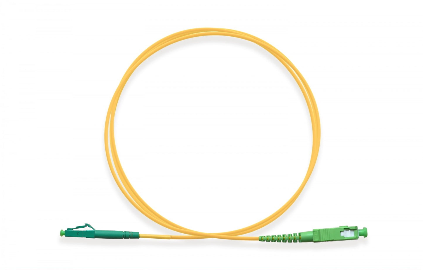 Nippon Labs OS2 Simplex Single-Mode LC/APC to SC/APC 9 /125 Fiber Optic Cable, 1M ~ 10M