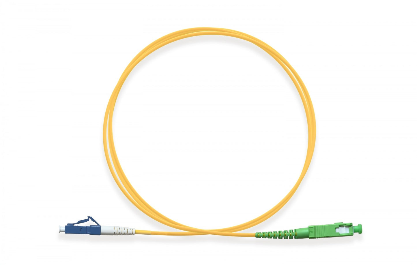 Nippon Labs OS2 Simplex Single-Mode LC/UPC to SC/APC 9 /125 Fiber Optic Cable, 1M~10M