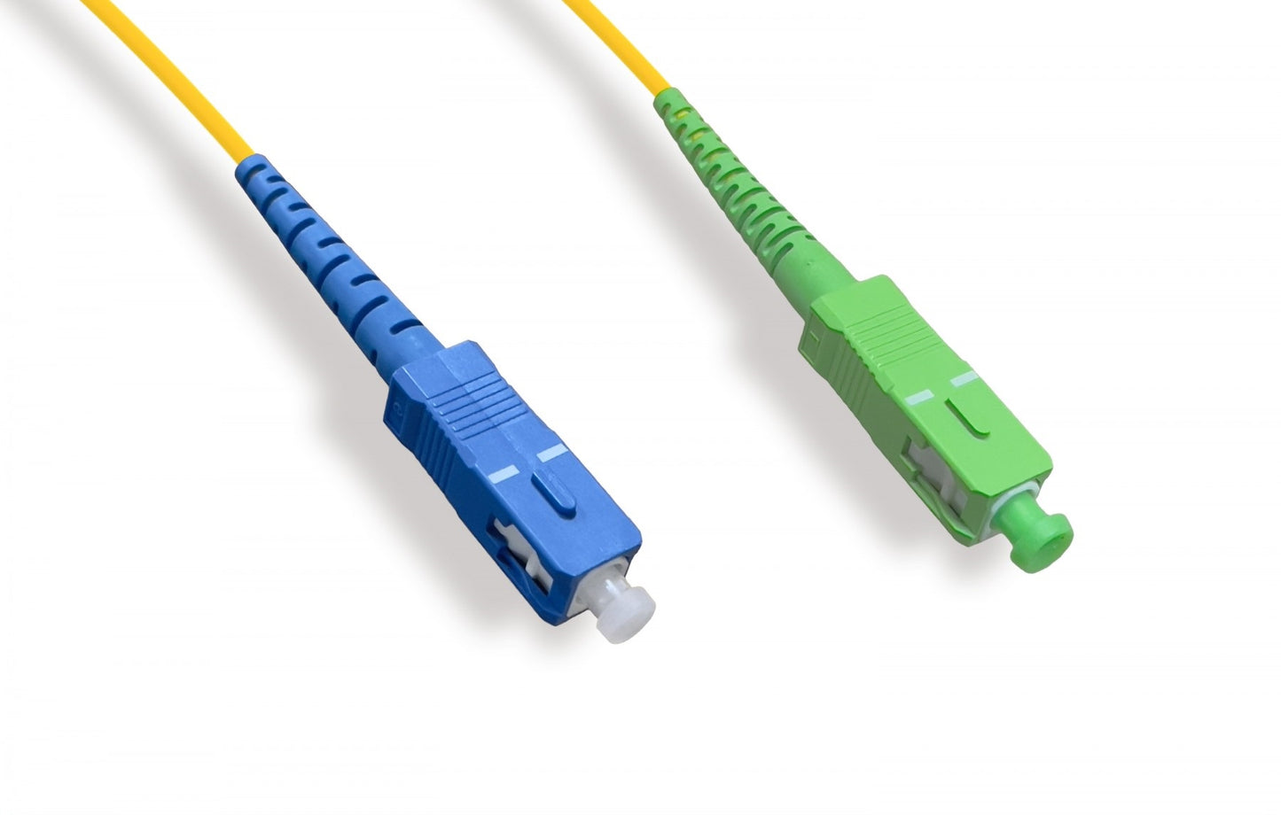 Nippon Labs OS2 Simplex Single-Mode SC/UPC to SC/APC 9 /125 Fiber Optic Cable, 1M ~ 5M