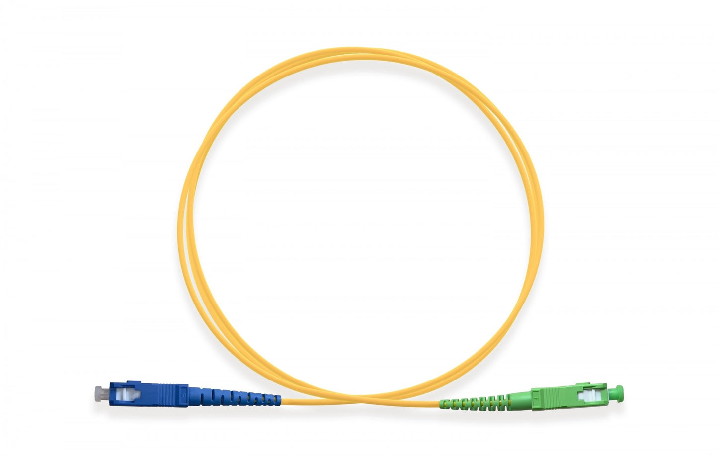 Nippon Labs OS2 Simplex Single-Mode SC/UPC to SC/APC 9 /125 Fiber Optic Cable, 1M ~ 5M