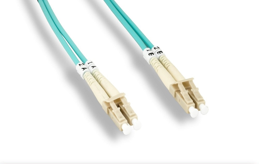 Nippon Labs OM3 LC / LC 10Gb 50/125 OM3 Duplex Multimode Fiber Optic Cable 1M ~ 30M, Blue