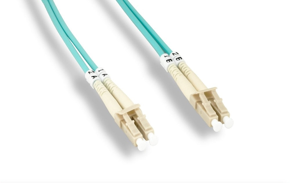 Nippon Labs OM4 LC / LC 10Gb 50/125 OM4 Duplex Multimode Fiber Optic Cable 1M~10M, Blue
