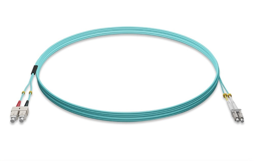 Nippon labs LC / SC 10Gb 50/125 OM4 Duplex Multimode Fiber Optic Cable, 1M ~ 15M