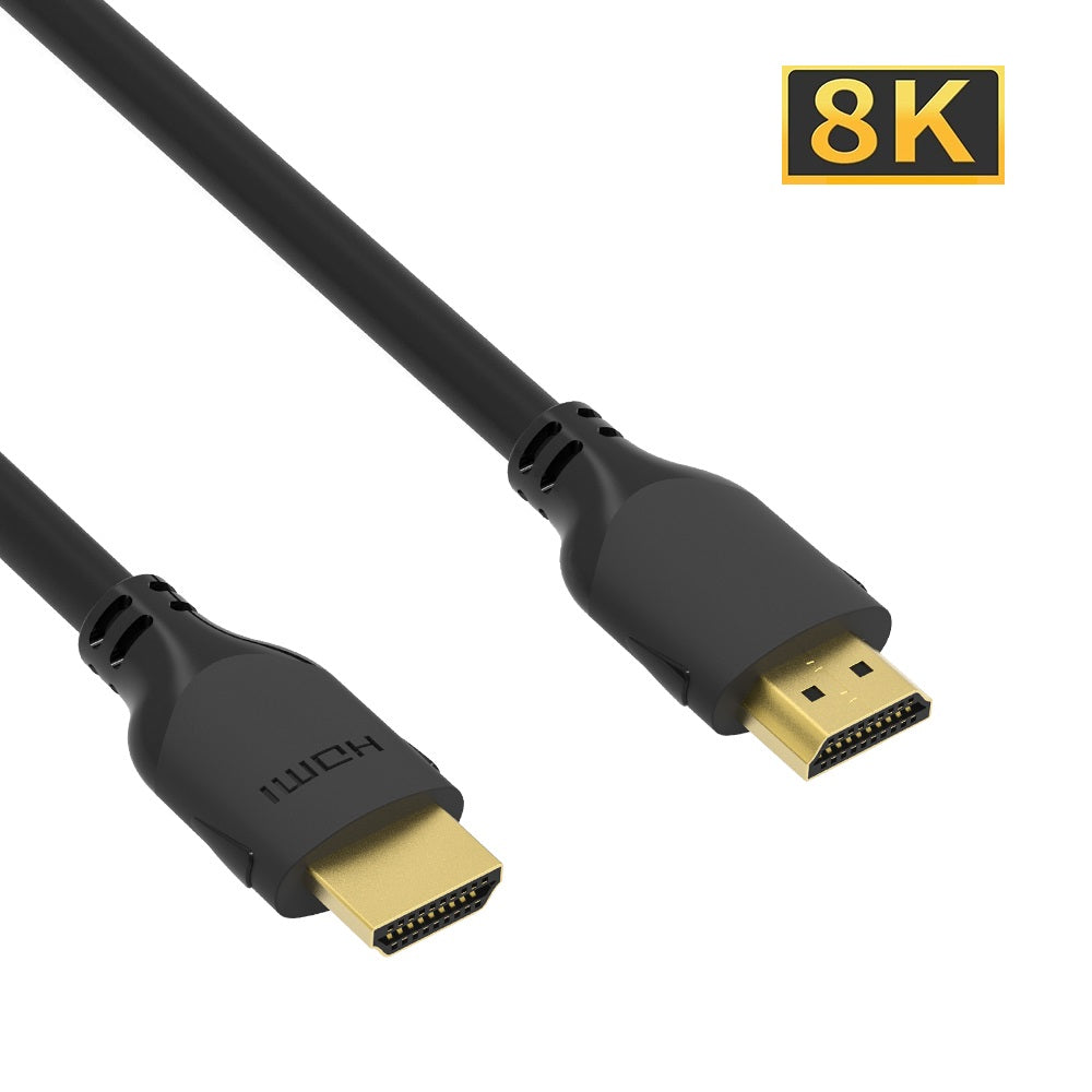 Nippon Labs 30AWG 8K HDMI Cable 3 ft.- 10f t. HDMI 2.1 Cable Real 8K, High Speed 48Gbps 8K(7680 x 4320)@60Hz, 4K@120Hz Dolby Vision, HDCP 2.2, 4:4:4 HDR, eARC Compatible with Apple TV, Samsung QLED TV
