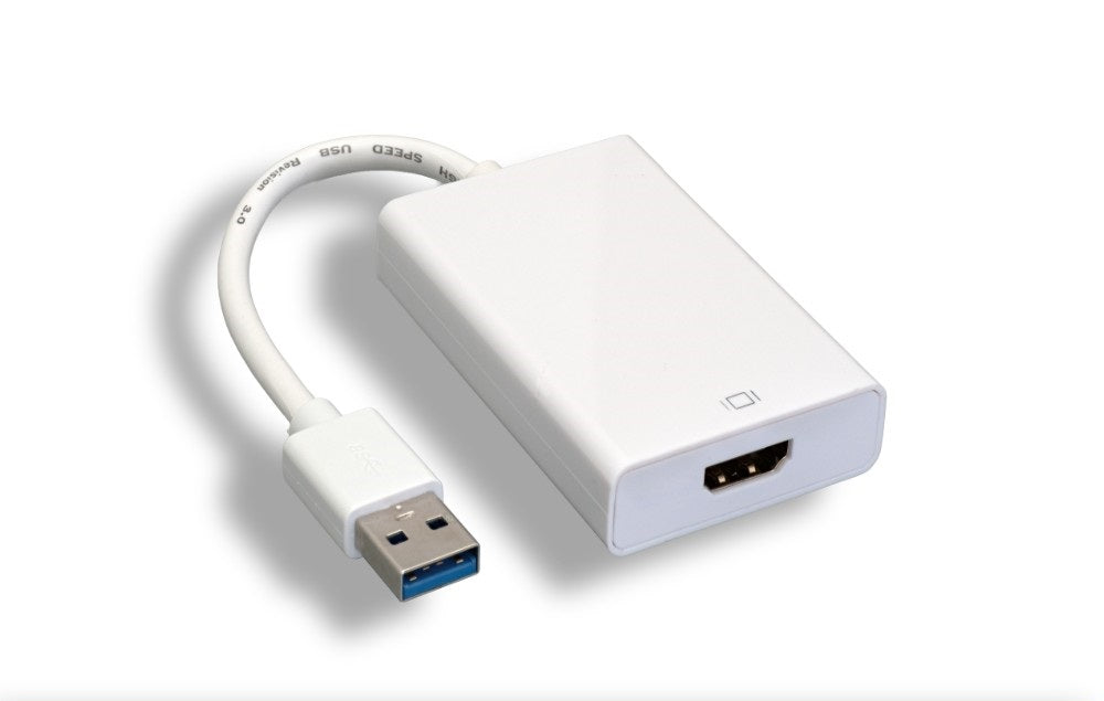 Nippon Labs 30U3-HM200 USB 3.0 A Male to HDMI Converter, White Color