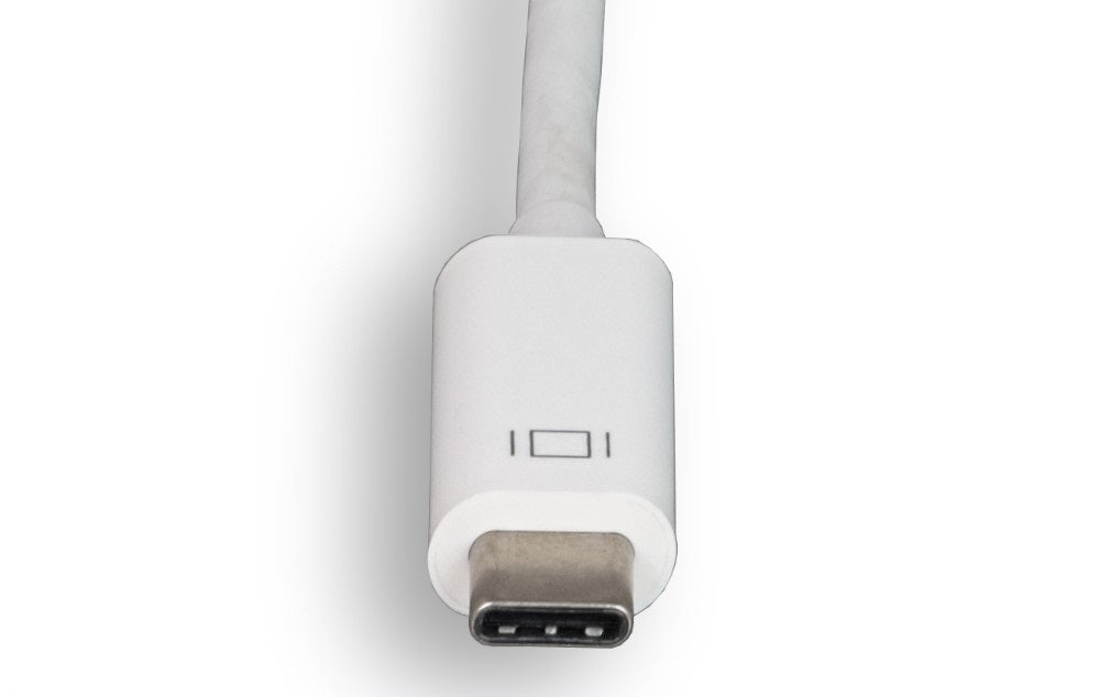 Nippon Labs USB 3.1 Type C To HDMI + VGA Adapter, White Type-C converter 30UC-CHMVGA