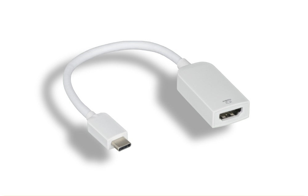 Nippon Labs USB 3.1 Type C To HDMI Adapter, Supports 4K x 2K @ 30Hz, White Type-C Converter 30UC-CHDMI