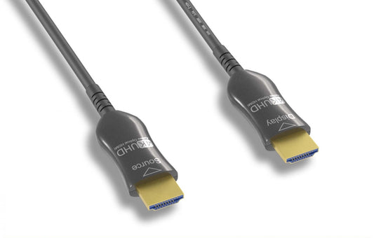 Nippon Labs 4K Hybrid Active Optical Fiber CL3 HDMI Cable, 4K@ 60Hz, UHD High Speed HDMI2.0 AOC (Active optical cable)Cable, 35FT. ~ 150FT.