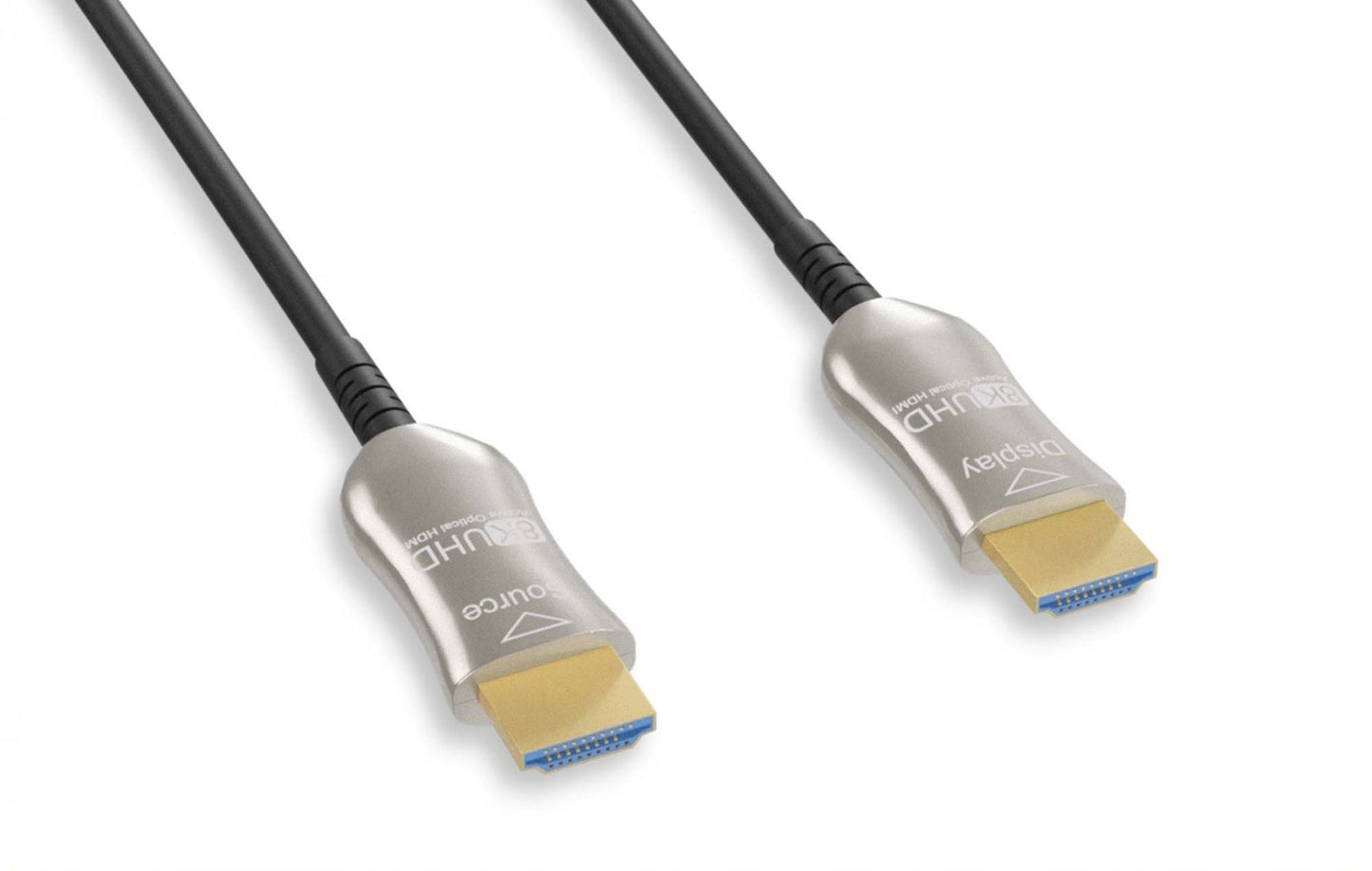 Nippon Labs 25FT. - 150FT. HDMI 8K CL3 Hybrid AOC Active Optical Cable 2.1 Bright Gold (with Anti-Static Bag)