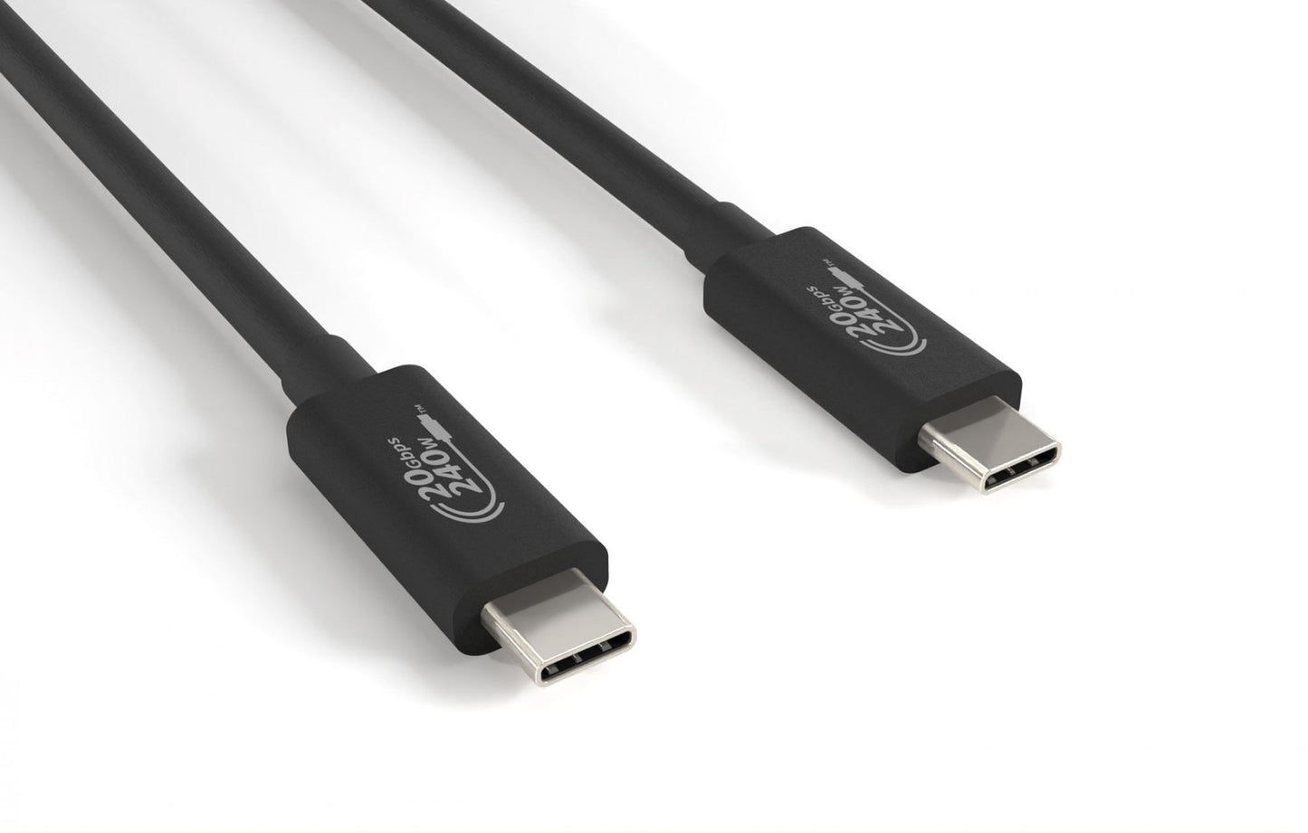 Nippon Labs 30USB4-10UC-422CC-02 USB4.0 Type C Gen2X2 4K USB Cable, Supports 4K@60Hz, E-marker, 20Gbps, EPR 240W Type-C USB4 6.6FT. (2 Meters) Cable