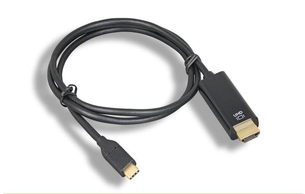 Nippon Labs USB 3.1 Type C to HDMI Cable 4K@60HZ, M-M, Black USB-C to HDMI Adapter Cable