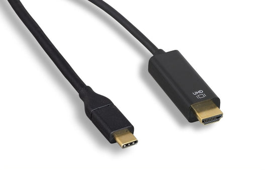 Nippon Labs USB 3.1 Type C to HDMI Cable 4K@60HZ, M-M, Black USB-C to HDMI Adapter Cable