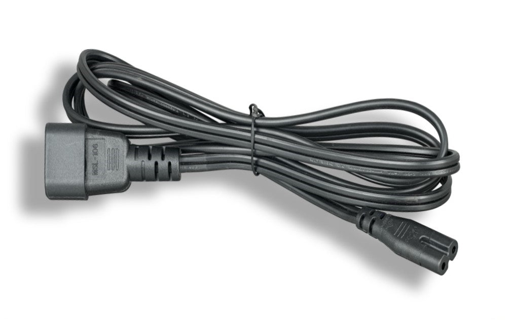 Nippon Labs 18 AWG C14 To C7 Power Adapter Cable, SPT-2,10A, IEC-60320-C14 to IEC-60320-C7 Black Power Cable, 2FT. - 10FT.