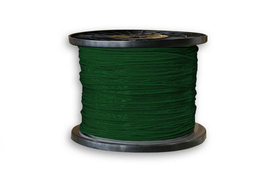 Nippon Labs 10G Slim Cat. 6a Ethernet Bulk Cable, Stranded UTP,  28 AWG, CM Rated,1000ft, Green Color Networking Cable 30SC6A-10X6-28-C6A3TH