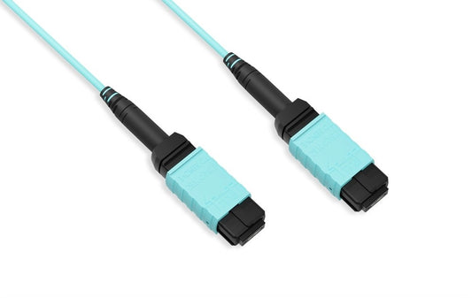 Nippon Labs MTP® 50/125 OM4 Multimode 12 Fibers Trunk Optic Cable Type B, 1M ~ 30M