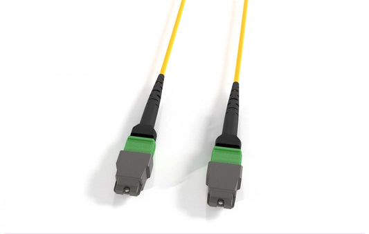 Nippon Labs MTP® OS2 9/125 Single-Mode 12 Fibers Trunk Optic Cable Type B, 1M ~ 12M
