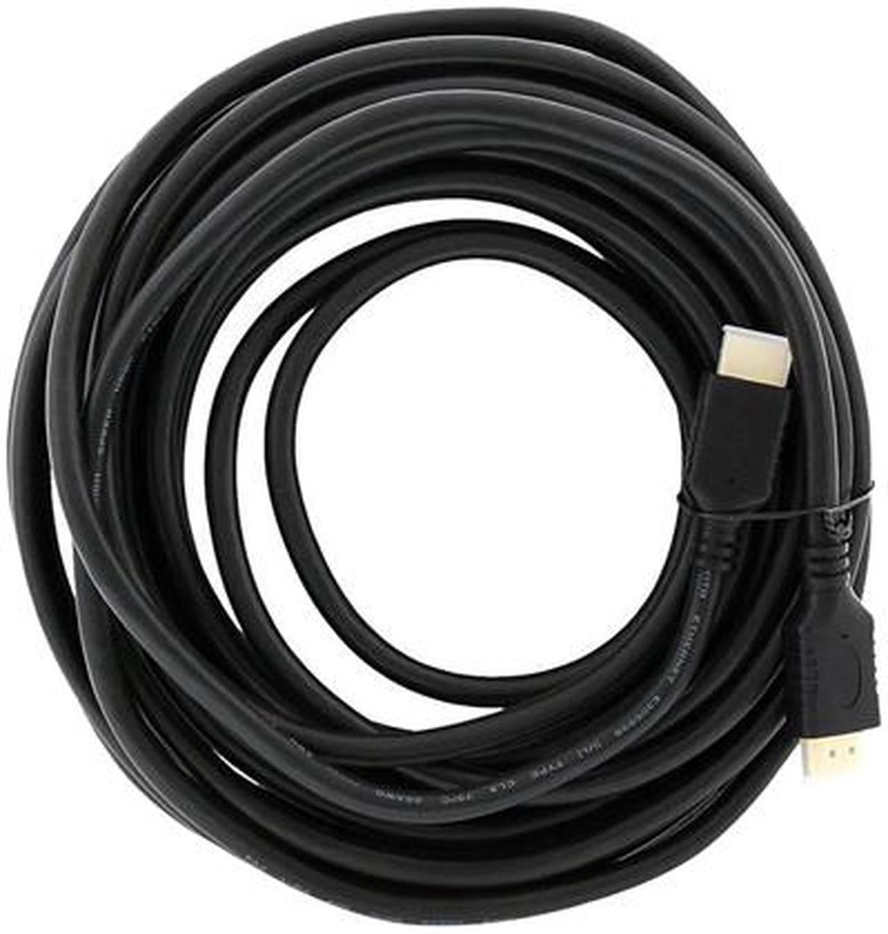 Nippon Labs 75 ft. - 100 ft. 4K HDMI Cable with Booster Support, 75' HDMI 2.0V Support 4K/60Hz 3D 1080P for in-Wall Installation CL3 Rated, 26AWG Bare Copper, Golden Plated HDMI Cord