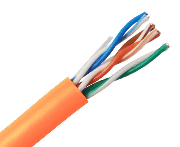 Nippon Labs 1000FT CAT5E Riser Bulk Ethernet Cable - CMR UL Listed, Unshielded, Solid Copper UTP, 24 AWG Networking Cable