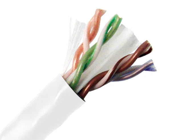 Nippon Labs Plenum CAT6 Bulk Ethernet Cable: CMP Rated, Solid Copper UTP, 23 AWG, Unshielded, 600MHz, 1000FT Networking Cable