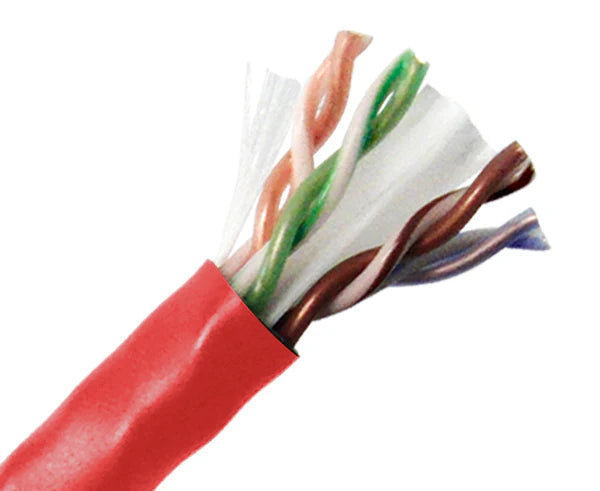 Nippon Labs Plenum CAT6 Bulk Ethernet Cable: CMP Rated, Solid Copper UTP, 23 AWG, Unshielded, 600MHz, 1000FT Networking Cable