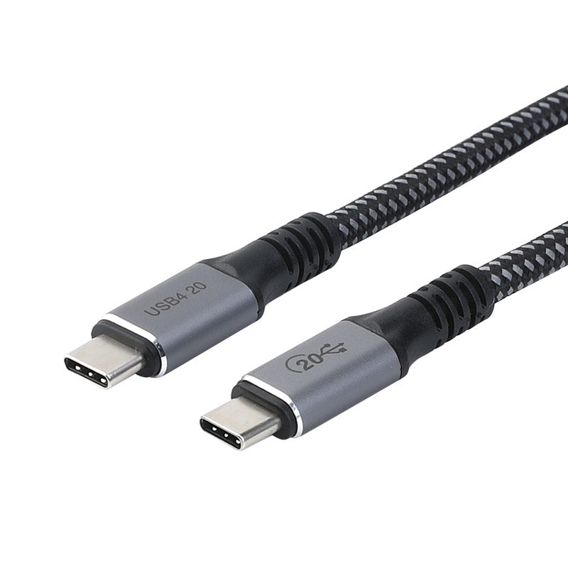 Nippon Labs 2m (6.56ft) USB 4.0 Gen2 Full-feature Type C M/M 20G 4K@60Hz USB C male to male Cable 240W(48V 5A) power charging Type C Cable